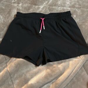 Champion Girls Size XL Black Drawstring Athletic Shorts